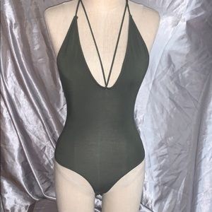 Green bodysuit